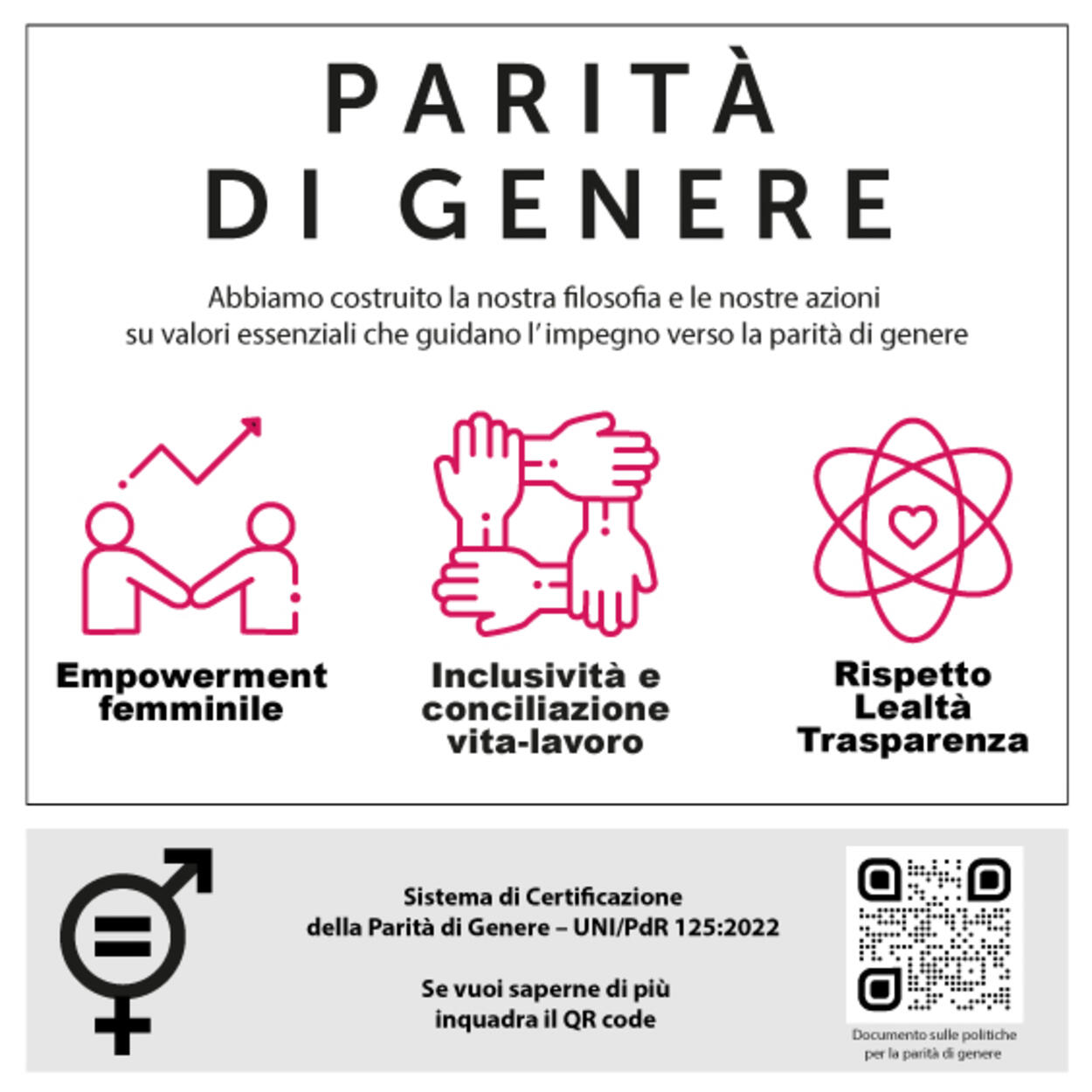 Miniconf ottiene la Certificazione della Parità di Genere