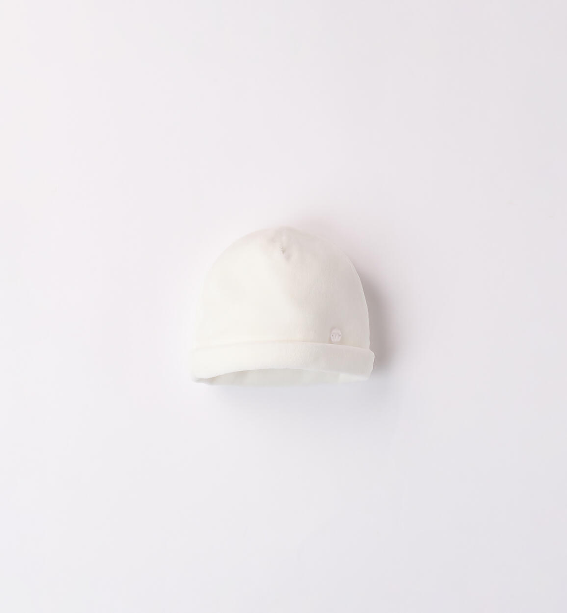 Newborn boy chenille hat CREAM