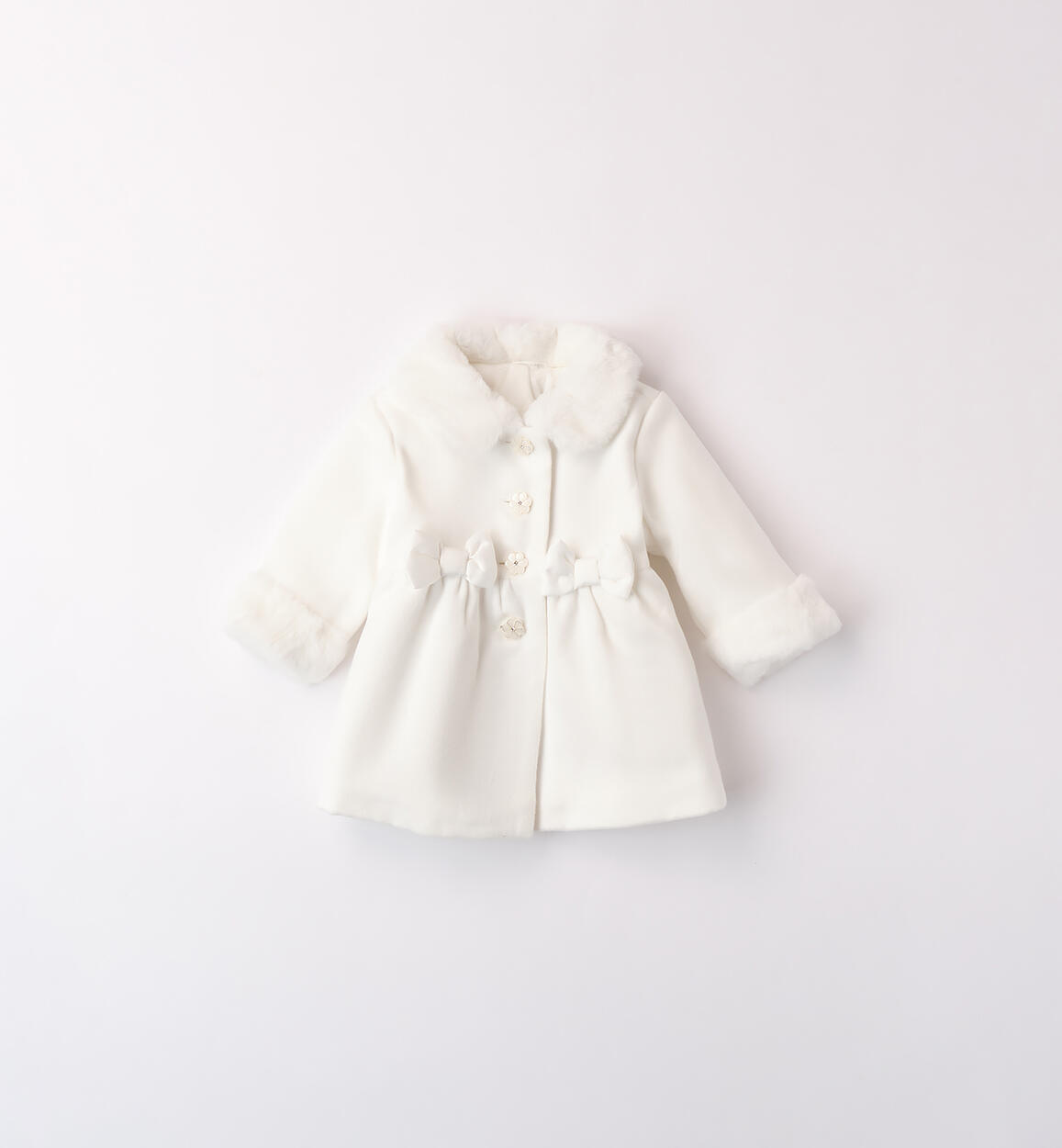 Baby girl baptism coat CREAM