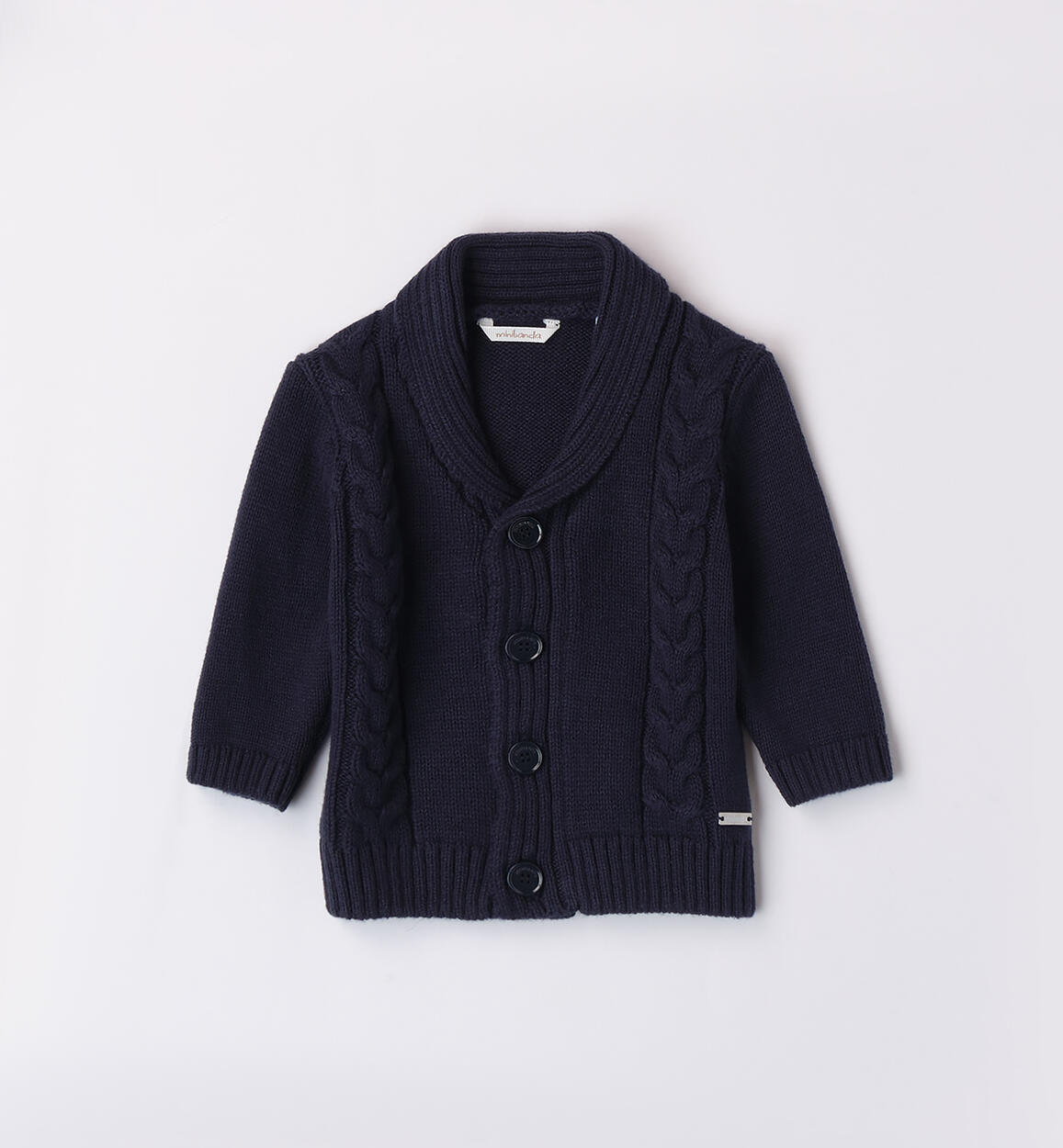 Cardigan neonato cotone BLU