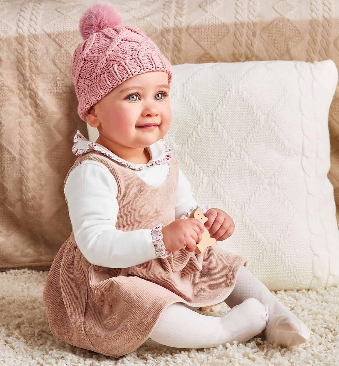 Completino per bimba neonata BEIGE