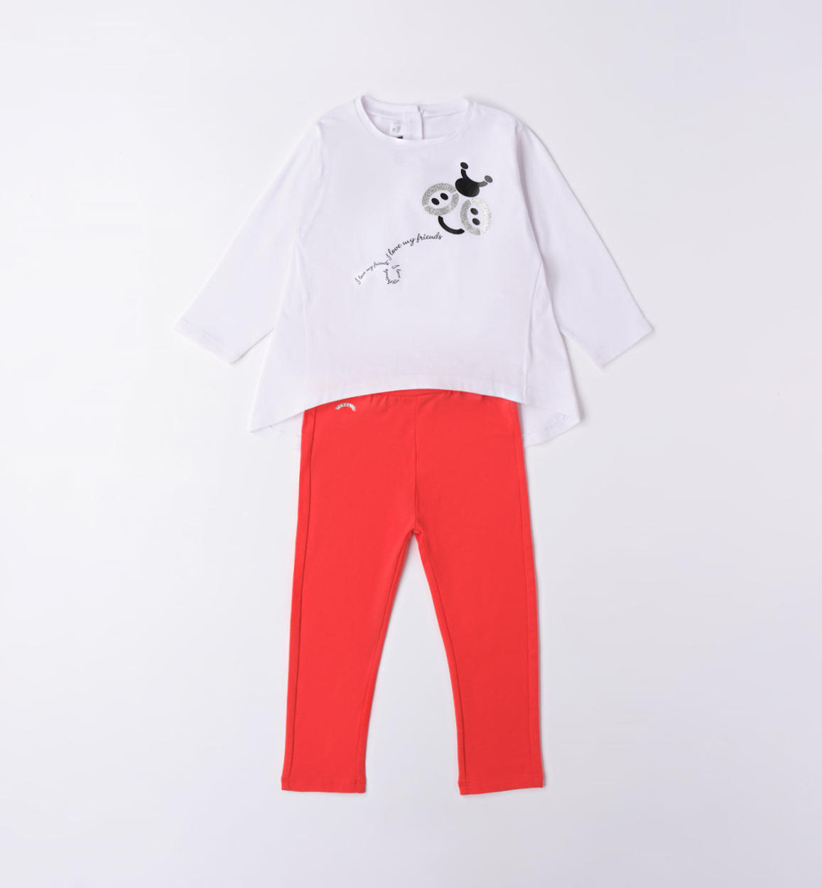 Girl's stretch cotton outfit - Sarabanda