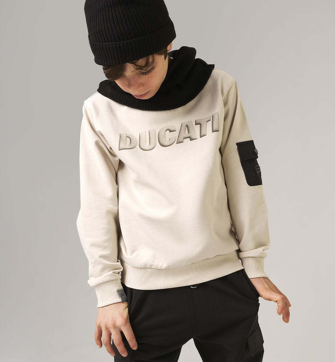 Felpa Ducati per bambino BEIGE