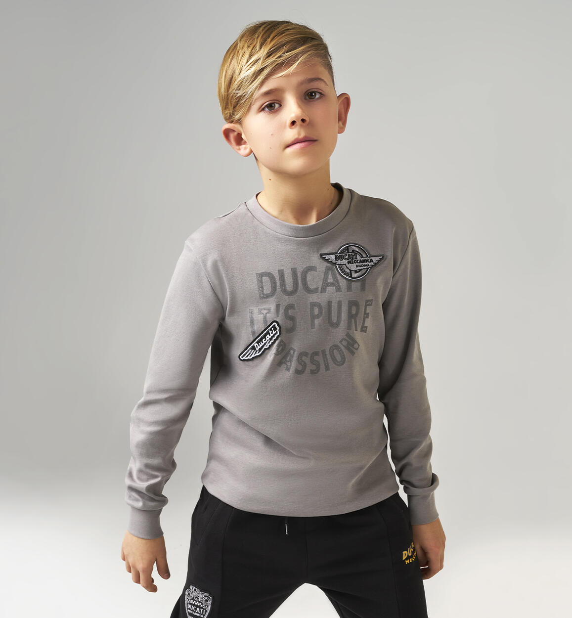 Ducati Long Sleeve T-shirt GREY