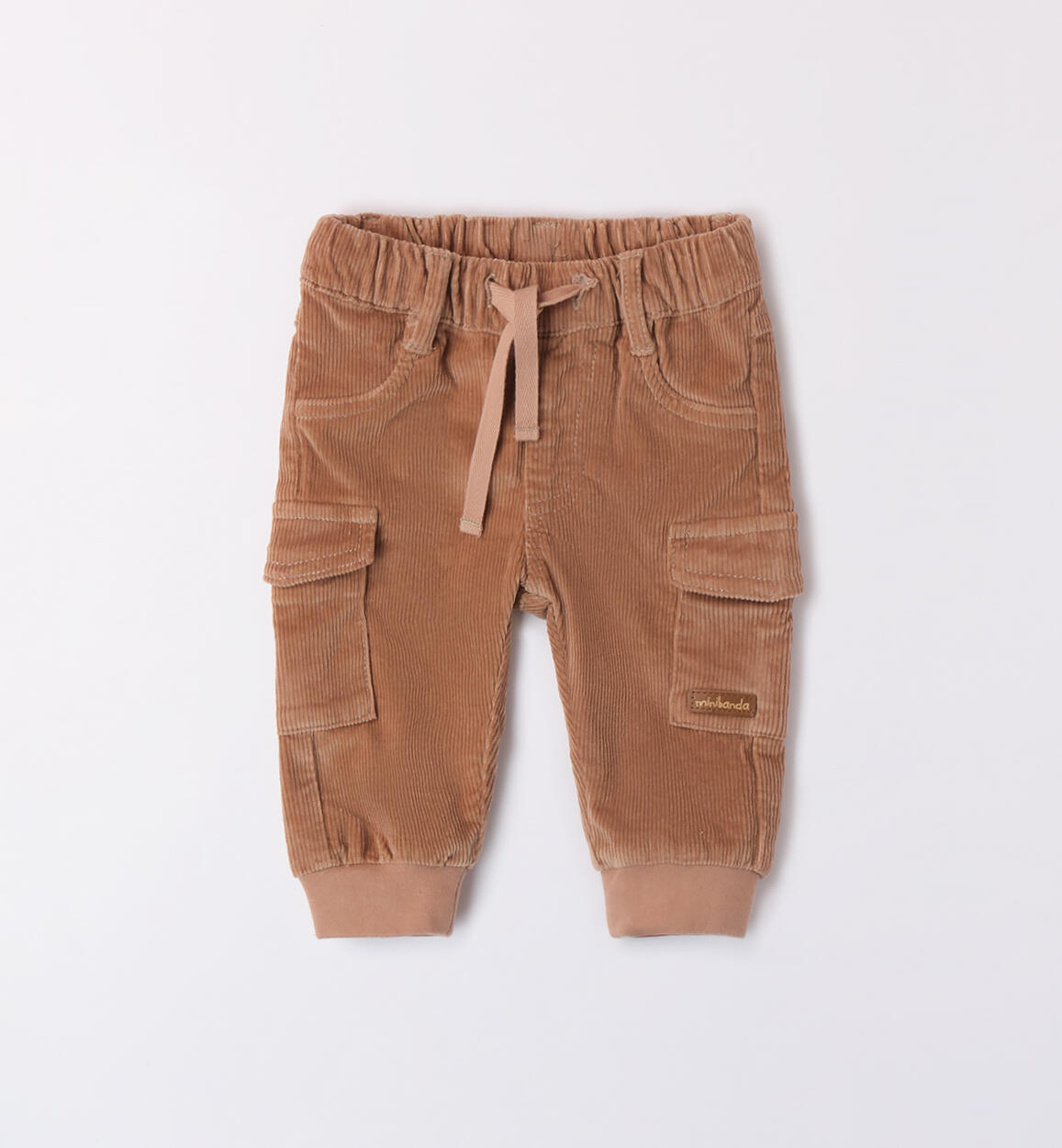 Pantaloni neonato con tasche MARRONE