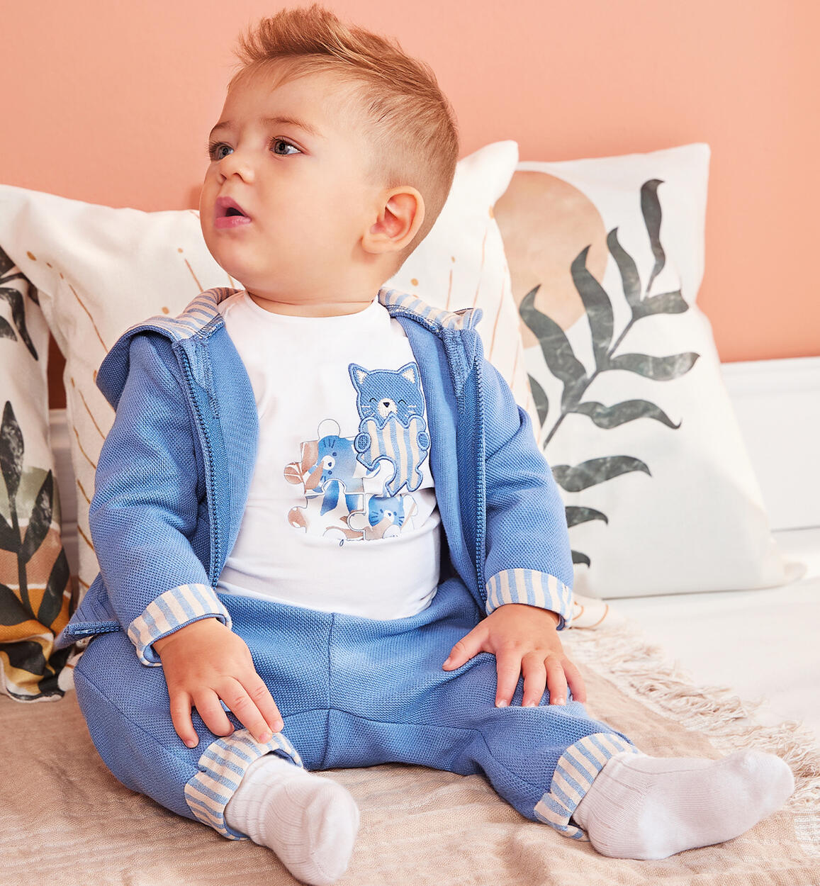 Minibanda baby trousers BLUE