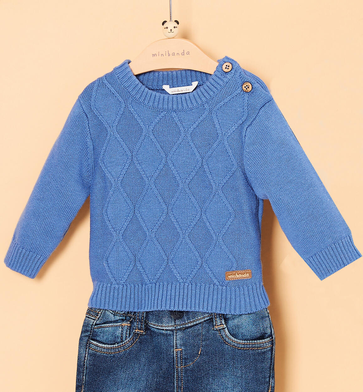 Pullover for baby BLUE