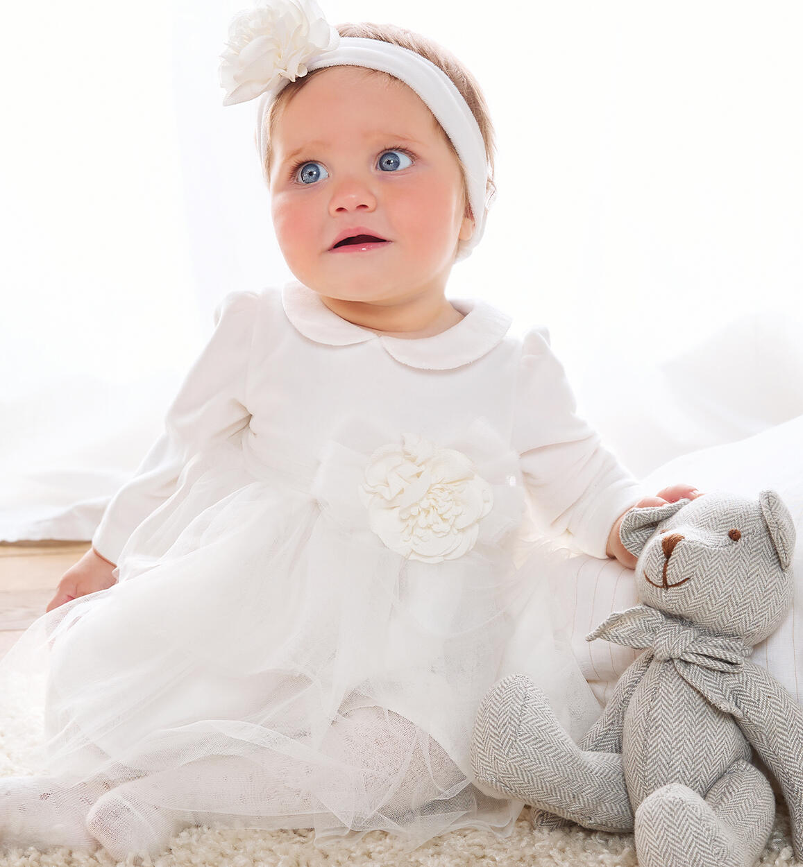 Ceremony dresses for baby girl CREAM