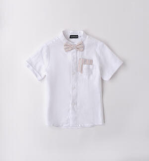 Camicia con papillon bambino