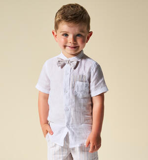 Camicia con papillon bambino