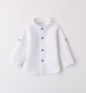 Baby boy mandarin collar shirt