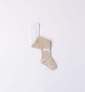 Collant lurex per bambina
