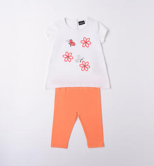 Completo bambina fantasie varie ARANCIONE