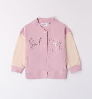 Bomber sweatshirt for girls