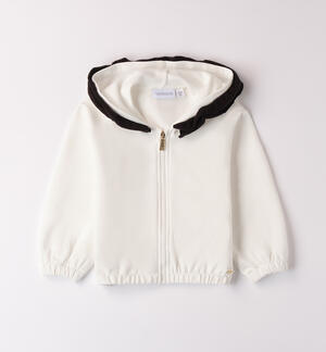 Hooded sweatshirt for girls