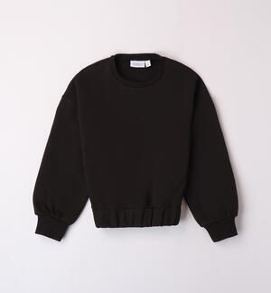 Black sweatshirt for girls