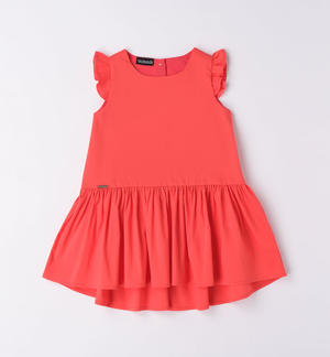 Fresco abito bambina ROSSO