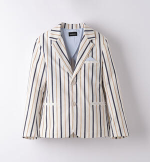 Boys' striped jacket
