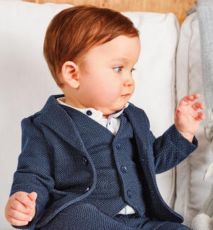 Elegant vest for baby boy