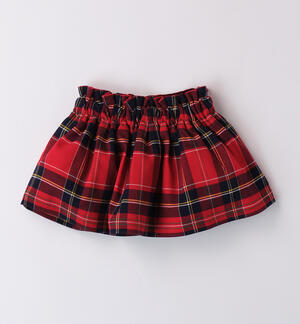 Plaid skirt for baby girl