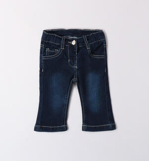 Bell-bottom jeans for baby girl