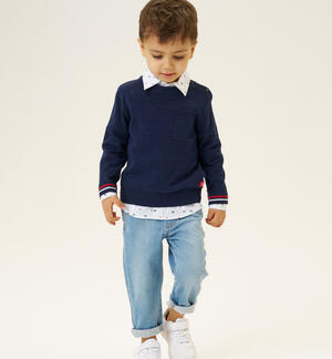 Jeans bambino con coulisse