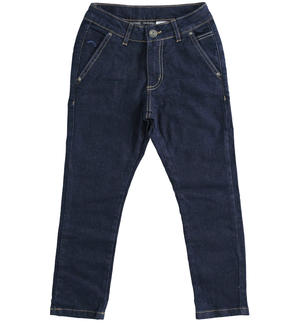 Jeans ragazzo in cotone organico BLU