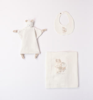 Unisex dou dou blanket and bib kit