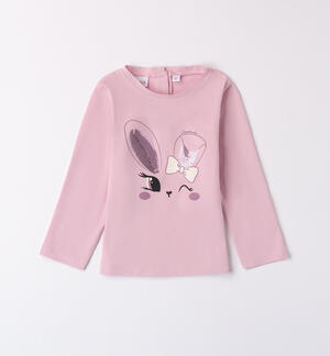 T-shirt with bunny for girls