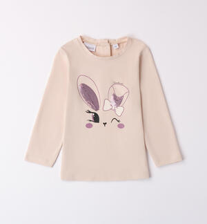 T-shirt with bunny for girls