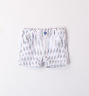 Striped baby boy shorts