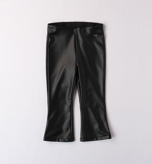 Shiny fabric pants for girls