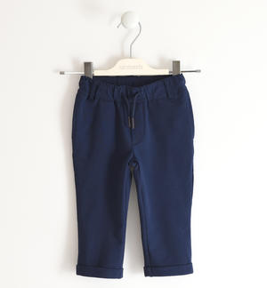 Pantaloni bambino eleganti in felpa BLU