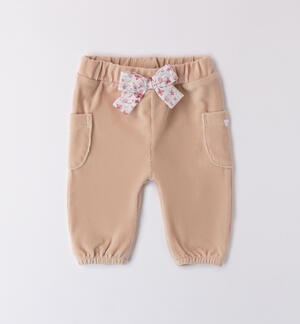 Pants for Baby Girl with Side Pockets