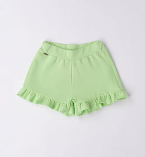 Shorts in felpa bambina