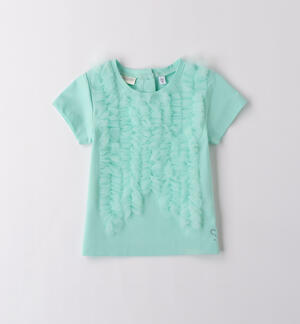 Girl t-shirt with tulle