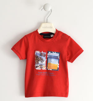 T-shirt 100% cotone per bambino con stampa fotografica