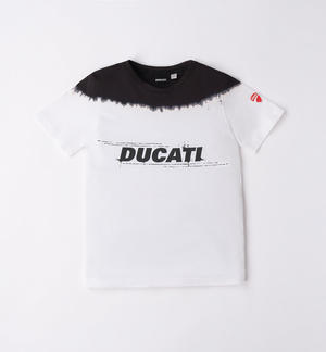 T-shirt Ducati bambino 100% cotone bicolor