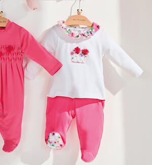 Baby girl two-piece onesie