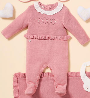 One-piece jumpsuit for baby girl