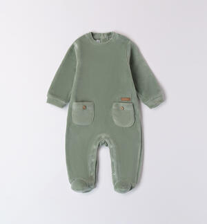 Jumpsuit with pockets for baby boy