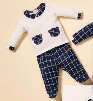 Two-piece jumpsuit for baby boy