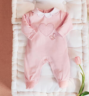 Baby girl pink onesie