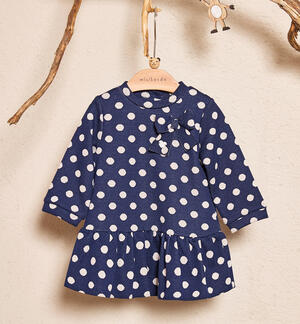 Polka dot dress for baby girl