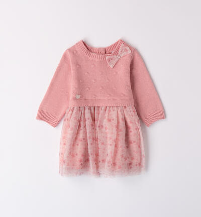 Abito bimba tricot ROSA