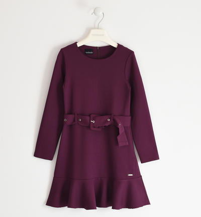 Abito elegante con cintura per ragazza VIOLA