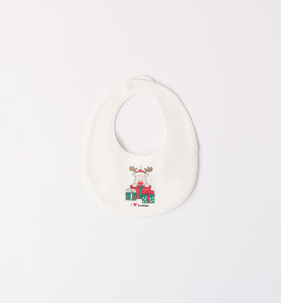 Baby boy bib CREAM