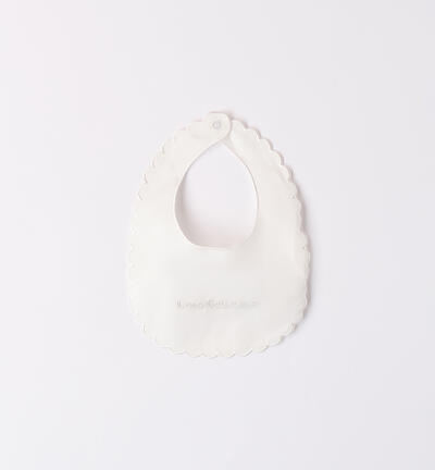 Baptism bib CREAM