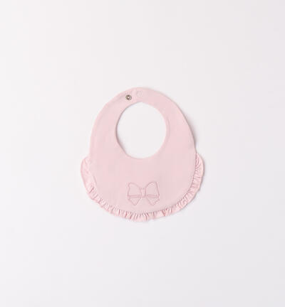 Baby girl bib PINK