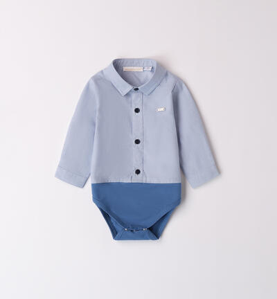 Baby boy shirt bodysuit BLUE